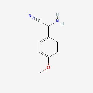 2-Amino-2-(p-methoxyphenyl)acetonitrile
