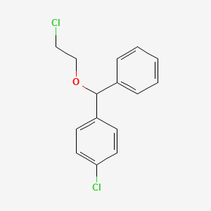1-Chloro-4-((2-chloroethoxy)(phenyl)methyl)benzene
