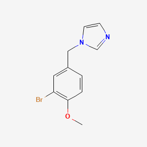 1-(3-bromo-4-methoxybenzyl)-1H-imidazole