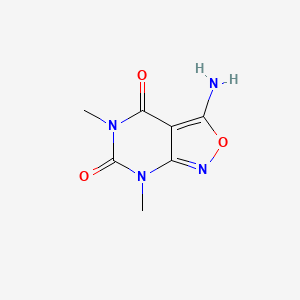 3-amino-5,7-dimethylisoxazolo[3,4-d]pyrimidine-4,6(5H,7H)-dione