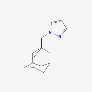 molecular formula C14H20N2 B8762158 1-(Adamantan-1-ylmethyl)-1H-pyrazole 