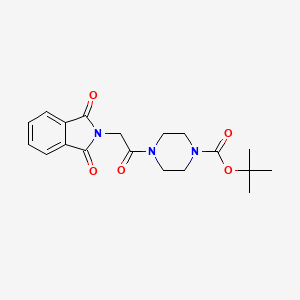 tert-butyl 4-[(1,3-dioxo-1,3-dihydro-2H-isoindol-2-yl)acetyl]piperazine-1-carboxylate