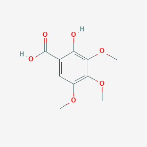 molecular formula C10H12O6 B8762201 2-Hydroxy-3,4,5-trimethoxybenzoic acid CAS No. 39068-84-3