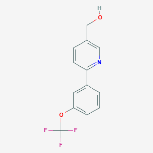 (6-(3-(Trifluoromethoxy)phenyl)pyridin-3-yl)methanol