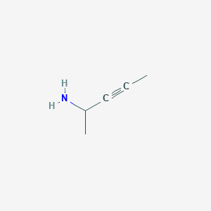 molecular formula C5H10ClN B8762234 Pent-3-yn-2-amine CAS No. 853304-18-4