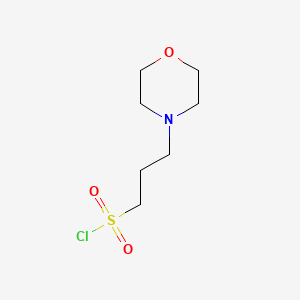 molecular formula C7H14ClNO3S B8762241 3-Morpholinopropane-1-sulfonyl chloride 