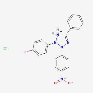 2-(4-iodophenyl)-3-(4-nitrophenyl)-5-phenyl-1H-tetrazol-1-ium chloride