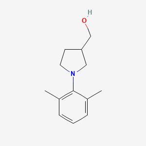 (1-(2,6-Dimethylphenyl)pyrrolidin-3-yl)methanol