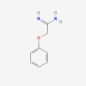 molecular formula C8H10N2O B8762410 2-Phenoxyethanimidamide 