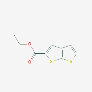molecular formula C9H8O2S2 B8762432 Ethyl thieno[2,3-b]thiophene-2-carboxylate 