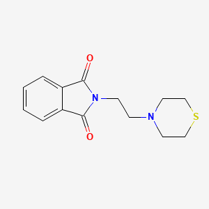 2-[2-(Thiomorpholin-4-yl)ethyl]-1H-isoindole-1,3(2H)-dione