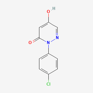 2-(4-Chlorophenyl)-5-hydroxypyridazin-3(2H)-one