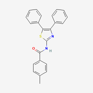 N-(4,5-Diphenyl-thiazol-2-yl)-4-methyl-benzamide