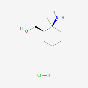 molecular formula C8H18ClNO B087627 顺式-2-羟甲基-1-甲基-1-环己胺盐酸盐 CAS No. 1212253-95-6