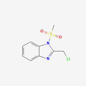 2-(Chloromethyl)-1-(methylsulfonyl)-1h-benzimidazole