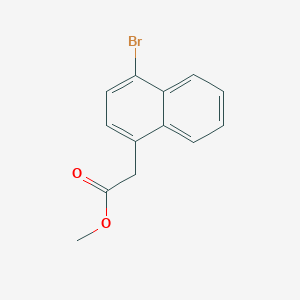 molecular formula C13H11BrO2 B8762742 (4-Bromo-naphthalen-1-yl)-acetic acid methyl ester 