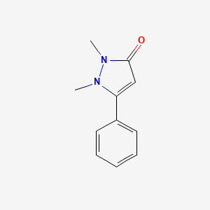 1,2-dimethyl-5-phenyl-1H-pyrazol-3(2H)-one