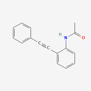 Acetamide, N-[2-(phenylethynyl)phenyl]-
