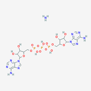 molecular formula C20H30N11O16P3 B008763 P1,P3-Di(adenosine-5') triphosphate ammonium salt CAS No. 102783-40-4