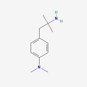 4-(2-amino-2-methylpropyl)-N,N-dimethylaniline