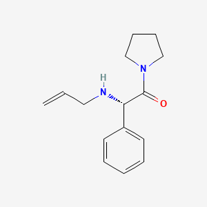 (S)-2-(Allylamino)-2-phenyl-1-(pyrrolidin-1-YL)ethanone