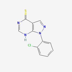 1-(2-chlorophenyl)-1H-pyrazolo[3,4-d]pyrimidine-4-thiol