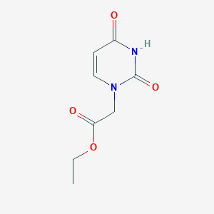 molecular formula C8H10N2O4 B8763053 Ethyl 2-(2,4-dioxo-3,4-dihydropyrimidin-1(2H)-yl)acetate CAS No. 4113-98-8