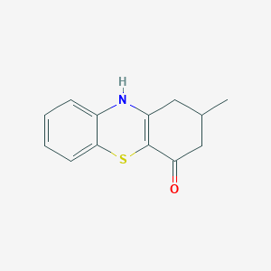 molecular formula C13H13NOS B8763060 2-Methyl-2,3-dihydro-1H-phenothiazin-4(10H)-one CAS No. 57750-46-6