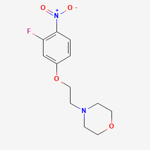 4-[2-(3-Fluoro-4-nitrophenoxy)ethyl]morpholine