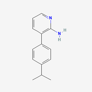 3-[4-(1-Methylethyl)phenyl]pyridin-2-amine
