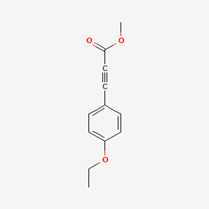 molecular formula C12H12O3 B8763098 Methyl 3-(4-ethoxyphenyl)propiolate 