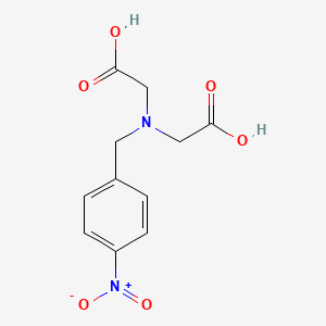 molecular formula C11H12N2O6 B8763114 Glycine, N-(carboxymethyl)-N-[(4-nitrophenyl)methyl]- CAS No. 76268-69-4