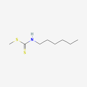 molecular formula C8H17NS2 B8763133 Methyl hexyldithiocarbamate CAS No. 72352-82-0