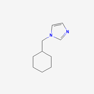 molecular formula C10H16N2 B8763157 1-Cyclohexylmethyl-1H-imidazole 
