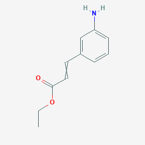 molecular formula C11H13NO2 B8763203 ETHYL 3-(3-AMINOPHENYL)ACRYLATE 