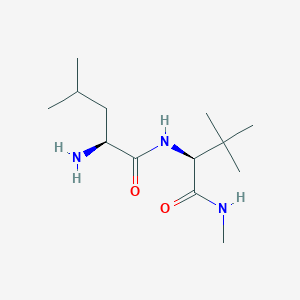 molecular formula C13H27N3O2 B8763213 L-Valinamide,L-leucyl-N,3-dimethyl 