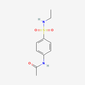 molecular formula C10H14N2O3S B8763418 N-[4-(ethylsulfamoyl)phenyl]acetamide 