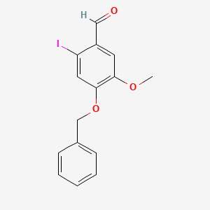4-Benzyloxy-2-iodo-5-methoxybenzaldehyde