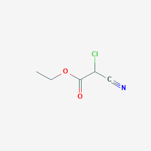 molecular formula C5H6ClNO2 B8763475 Ethyl chlorocyanoacetate CAS No. 18964-26-6
