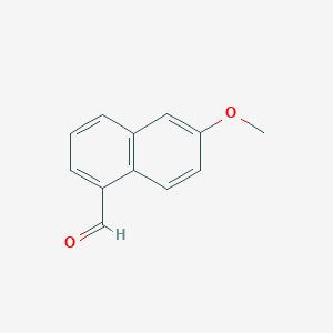 molecular formula C12H10O2 B8763494 6-Methoxy-1-naphthaldehyde 