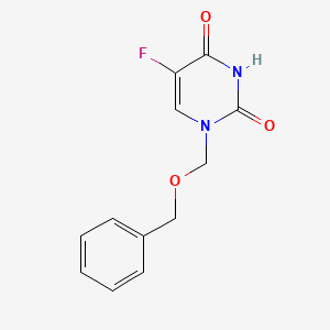 5-Fluoro-1-(phenylmethoxymethyl)pyrimidine-2,4-dione