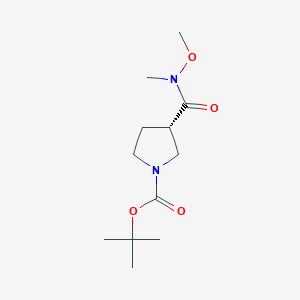 (S)-Tert-butyl 3-(methoxy(methyl)carbamoyl)pyrrolidine-1-carboxylate