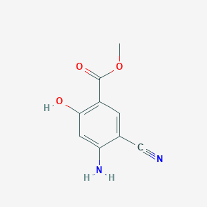 Methyl 4-amino-5-cyano-2-hydroxybenzoate