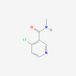 molecular formula C7H7ClN2O B8763721 4-chloro-N-methylpyridine-3-carboxamide CAS No. 62458-78-0