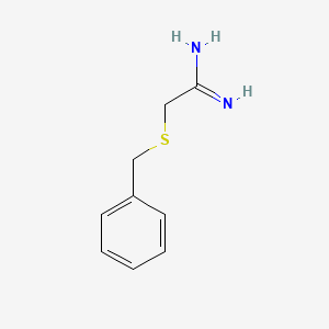 molecular formula C9H12N2S B8763754 2-(Benzylthio)acetamidine 