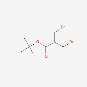 Tert-butyl 3-bromo-2-(bromomethyl)propanoate
