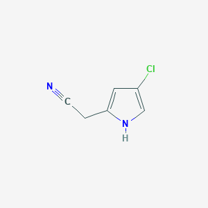 (4-Chloro-1H-pyrrol-2-yl)acetonitrile