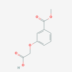 molecular formula C10H10O5 B8763863 2-[3-(methoxycarbonyl)phenoxy]acetic acid 
