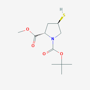 (2S,4R)-1-tert-butyl 2-methyl 4-mercaptopyrrolidine-1,2-dicarboxylate