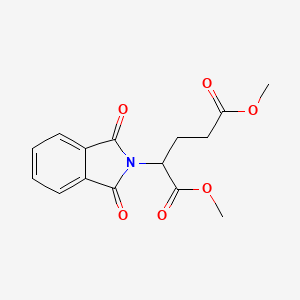 molecular formula C15H15NO6 B8763889 Dimethyl 2-(1,3-dioxoisoindolin-2-yl)pentanedioate CAS No. 39739-04-3